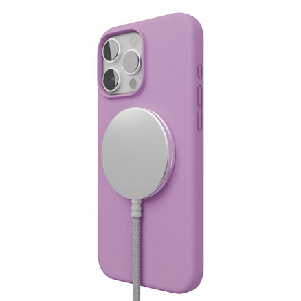 Чехол для iPhone 16 Pro Max силиконовый VLP Aster MagSafe сиреневый