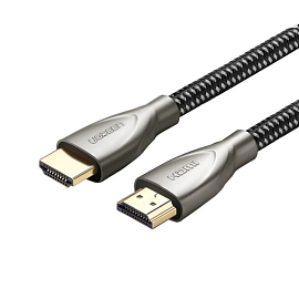 Кабель HDMI - HDMI (папа - папа) длина 8 м версия 2.0 4Kx2K 60Hz плетеный Ugreen HD131