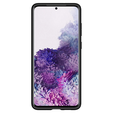 Чехол для Samsung Galaxy S20+ гелевый Spigen SGP Liquid Air матовый черный