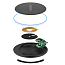 Беспроводное зарядное Rocket Disc 15W