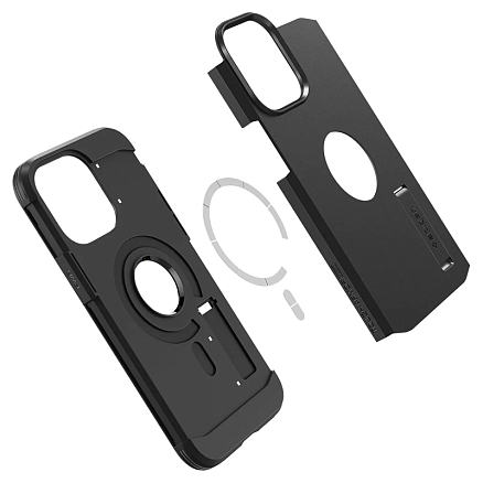 Чехол для iPhone 14 Pro Max гибридный Spigen Tough Armor MagSafe черный