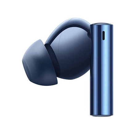 Наушники TWS беспроводные Bluetooth Realme Buds Air 3 вакуумные с микрофоном и активным шумоподавлением синие