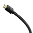 Кабель HDMI - HDMI (папа - папа) длина 3 м версия 2.1 8K 60Hz плетеный Baseus High Definition черный