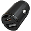 Зарядное устройство автомобильное с USB и Type-C 45W VLP C-Power (быстрая зарядка QC 3.0, PD 3.0) черное