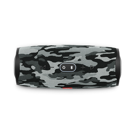 Портативная колонка JBL Charge 4 с защитой от воды и аккумулятором для телефона на 7500мАч камуфляж серый
