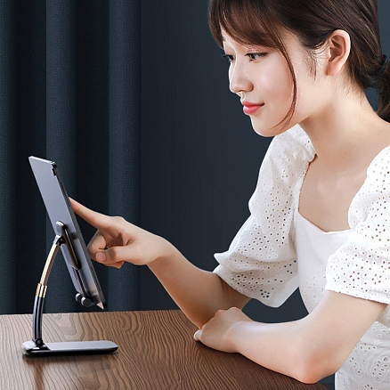 Подставка для телефона или планшета складная SeenDa E42234 черная