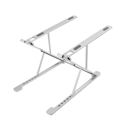 Подставка для ноутбука до 17 дюймов складная Evolution LS112 металлическая серебристая