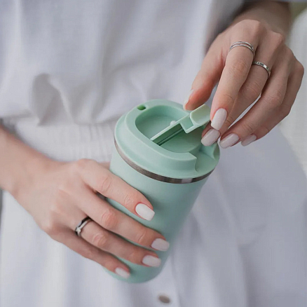 Термокружка Miku TH-MG-510 510 мл светло-зеленая