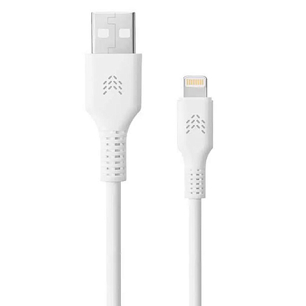 Зарядное устройство сетевое c USB входом 10.5W и кабелем Lightning Rocket Base Combo белое