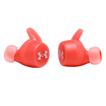 Наушники TWS беспроводные JBL UA Streak вакуумные с микрофоном для спорта красные