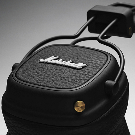 Наушники беспроводные Bluetooth Marshall Major III накладные с микрофоном черные