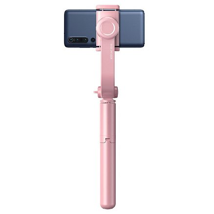 Монопод-стабилизатор со штативом Baseus Lovely Gimbal 1-осевой розовый