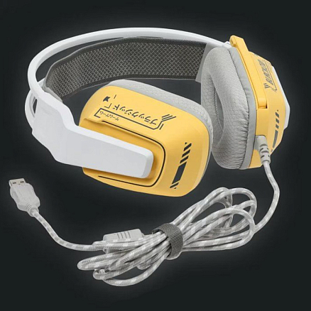 Наушники Blackzid H1 Rhino полноразмерные с микрофоном и RGB подсветкой игровые