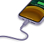 Кабель USB - Lightning для зарядки iPhone 1,2 м 2.4А Baseus Colourful фиолетовый