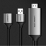 Переходник (преобразователь) USB 2.0 - HDMI (мама - папа) длина 1 м с питанием USB Ugreen CM151 черный