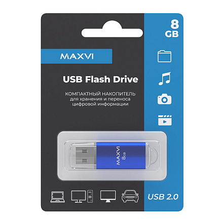 USB Flash Maxvi MP 8GB (синий)