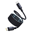 Кабель Type-C - Type-C для зарядки 1 м 240W магнитный органайзер Baseus PicoGo (быстрая зарядка PD) черный