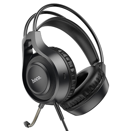 Наушники Hoco W106 полноразмерные с микрофоном игровые черные