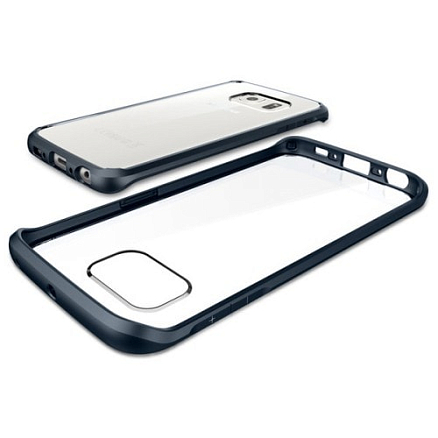 Чехол для Samsung Galaxy S6 гибридный Spigen SGP Ultra Hybrid прозрачно-графитовый