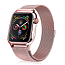 Чехол с ремешком для Apple Watch 42 и 44 мм миланское плетение Nova Body розовое золото