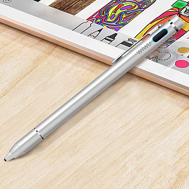 Стилус активный тонкий 1,45 мм WiWU Picasso серый