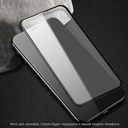 Защитное стекло для iPhone 12 Pro Max на весь экран противоударное Remax Sino 3D матовое черное