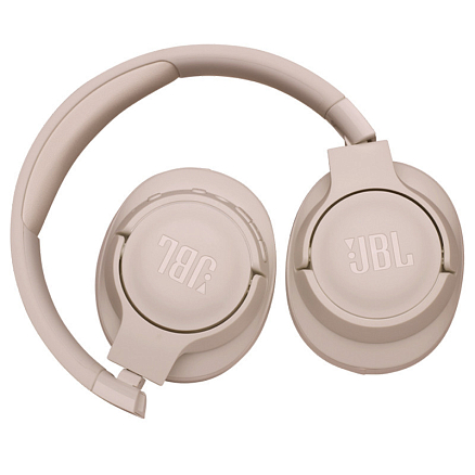 Наушники беспроводные Bluetooth JBL Tune 760NC полноразмерные с микрофоном и активным шумоподавлением бежевые