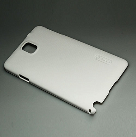 Чехол для Samsung Galaxy Note 3 N900 пластиковый тонкий Nillkin Super Frosted белый