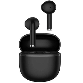 Наушники TWS беспроводные QCY AilyBuds Lite вкладыши с микрофоном черные