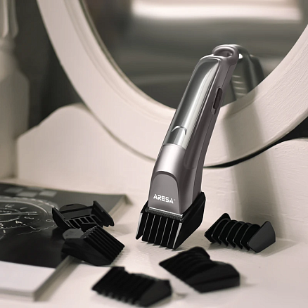 Машинка для стрижки волос Aresa AR-1818 серая