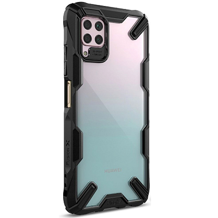 Чехол для Huawei P40 Lite гибридный Ringke Fusion X черный