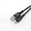 Кабель USB - Lightning для зарядки iPhone 1 м 2.4A Digitalpart LC-307 черный