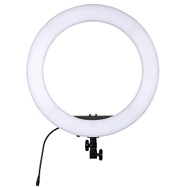 Кольцевая лампа диаметром 34 см H34 черная + сумка