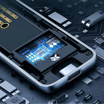 Корпус для SSD M.2 диска Type C 3.2 Gen 1 с кабелем Baseus Full Speed серый