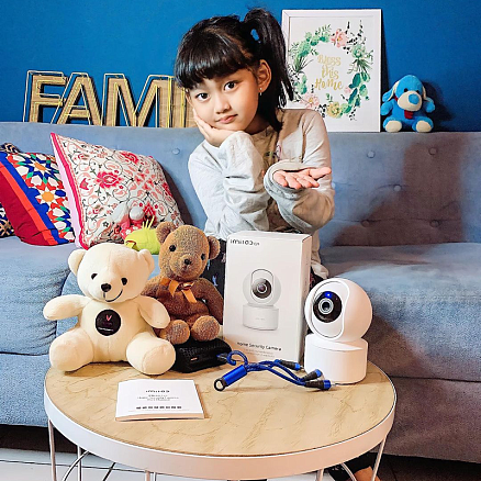 IP камера видеонаблюдения Xiaomi IMILab Home Security C21 (CMSXJ38A) 360° 1440p белая
