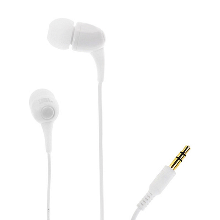 Наушники JBL T100 NP вакуумные белые