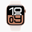 Умные часы Apple Watch 10 42 мм с силиконовым ремешком S/M алюминиевые розовое золото