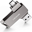 Флешка Usams US-ZB201 128Gb Type-C + USB 3.0