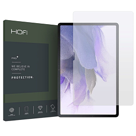 Защитное стекло для Samsung Galaxy Tab S7 FE 5G 12.4 T730, T736B на весь экран Hofi Glass Pro+ черное