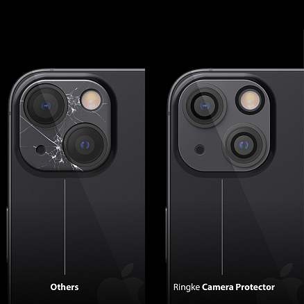 Защитное стекло на камеру для iPhone 13 mini Ringke Camera Protector прозрачное 2 шт.