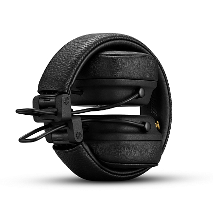 Наушники беспроводные Bluetooth Marshall Major IV накладные с микрофоном черные