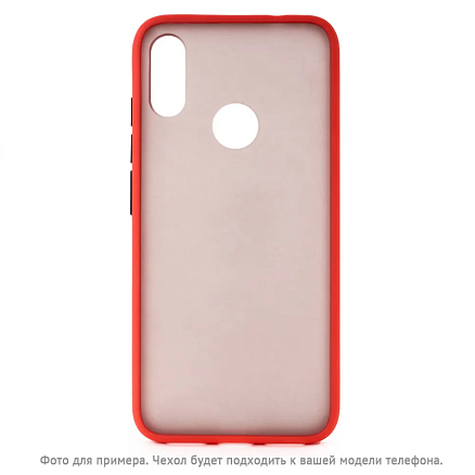 Чехол для Huawei P40 Pro силиконовый CASE Acrylic красный