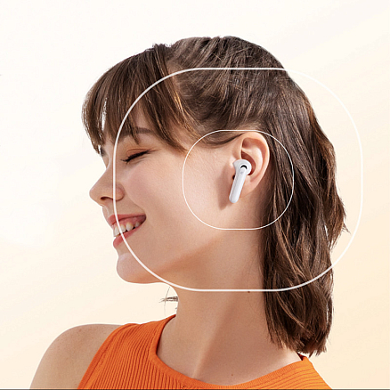 Наушники TWS беспроводные Anker SoundCore Life Note 3 NC вакуумные с микрофоном белые