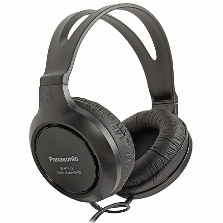 Наушники Panasonic RP-HT161E-K полноразмерные черные
