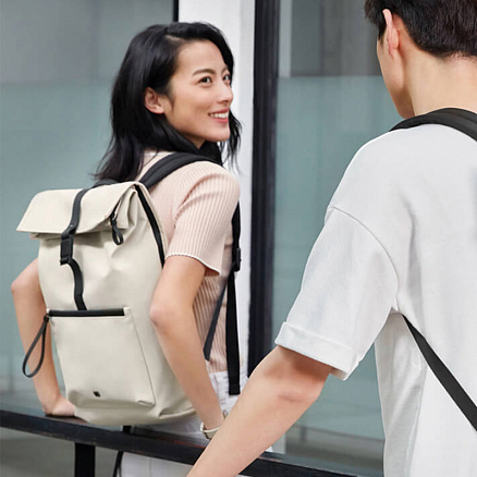 Рюкзак Xiaomi Ninetygo Urban Daily Simple с отделением для ноутбука до 15,6 дюйма светло-серый
