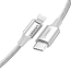 Кабель Type-C - Lightning для зарядки 1 м 3А MFi Ugreen US304 (быстрая зарядка PD) белый