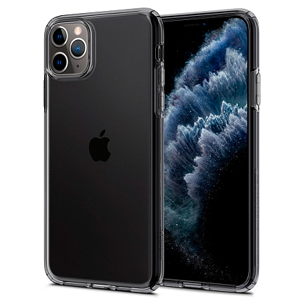 Чехол для iPhone 11 Pro гелевый ультратонкий Spigen SGP Liquid Crystal прозрачный черный