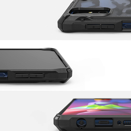 Чехол для Samsung Galaxy M51 гибридный Ringke Fusion X черный