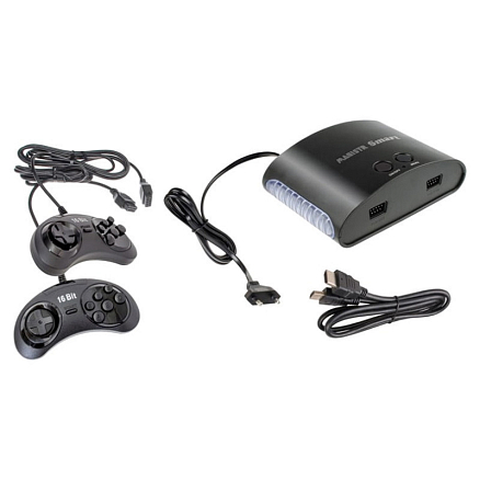 Игровая приставка Magistr Smart 8/16Bit 414 игр с двумя геймпадами черная