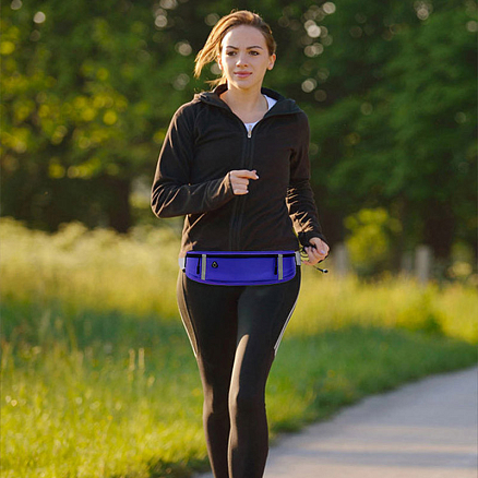 Сумка на пояс спортивная Hurtel Ultimate II синяя